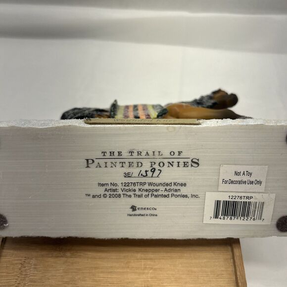 The Trail of Painted Ponies Wounded Knee 2008 Item #12276TRP No Box - Picture 5 of 5